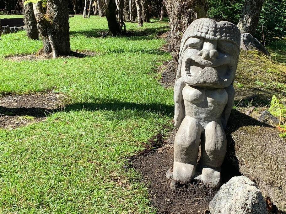 Hau'Oli Place Tiki Cottage In Volcano Exterior photo